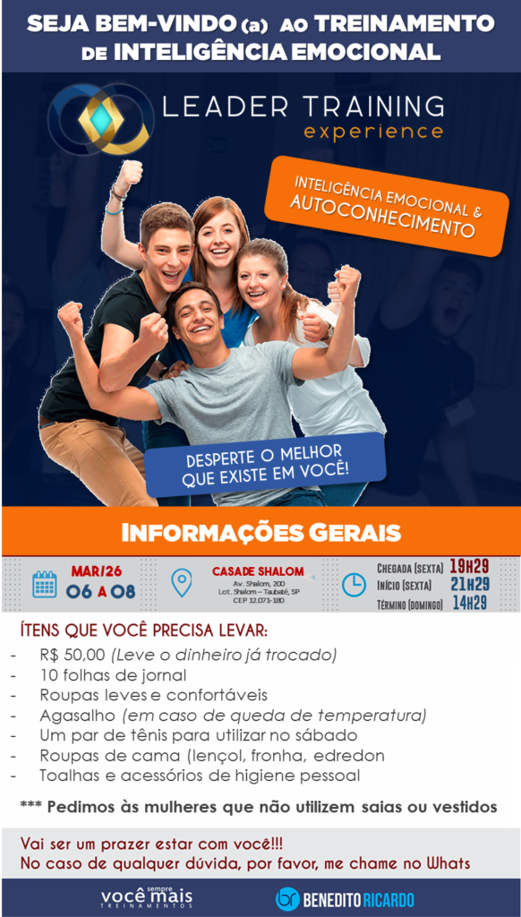 Leader Training Taubaté Boas-vindas